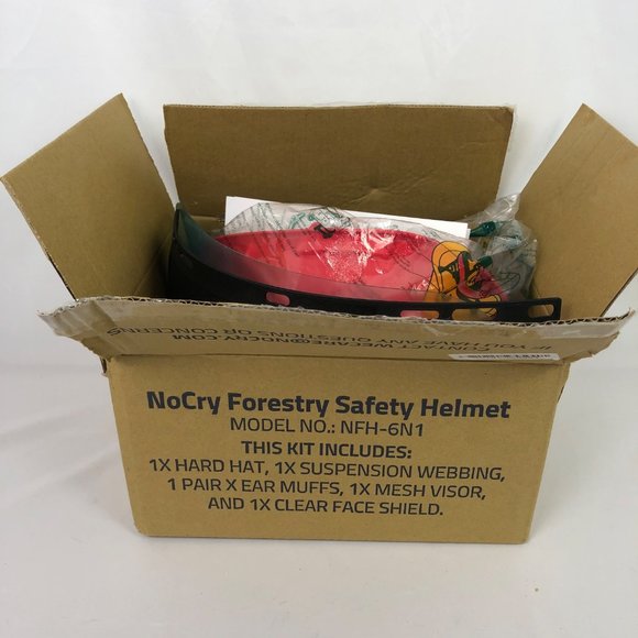 NOCRY FORESTRY SAFETY HELMET 5PIECE New Open Box - Picture 9 of 11